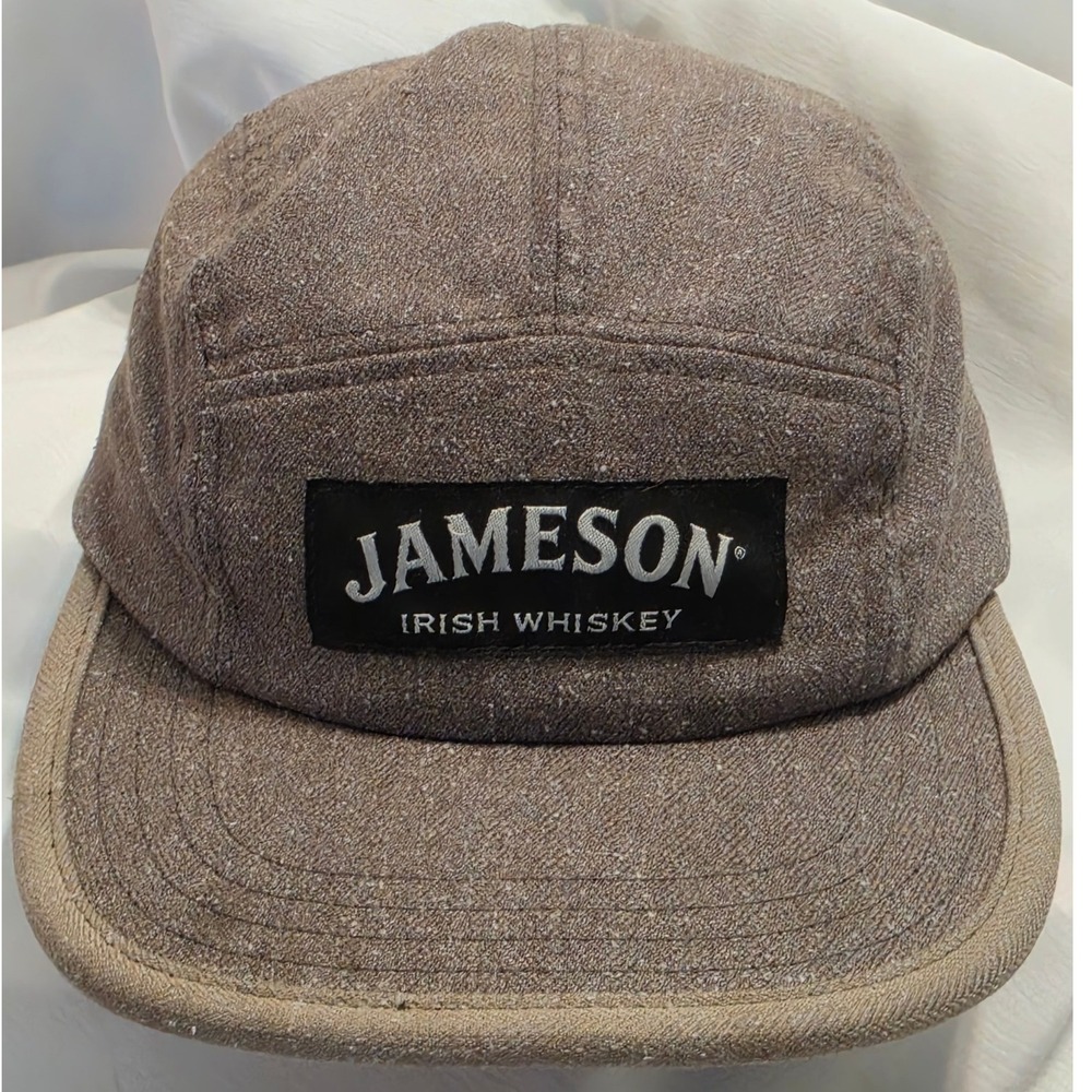 Jameson Irish Whiskey Brown Marl 5 Panel Camper Hat Adjustable Strapback Cap